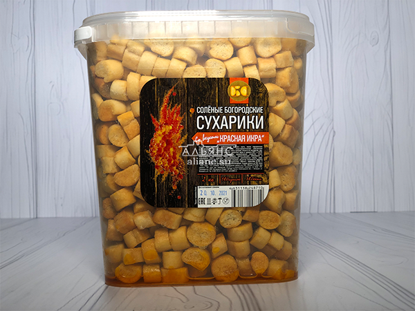 Сухарики с красной икрой в Лыткарино