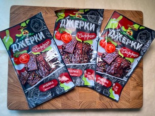 Картофель «Бруто» со вкусом бекона 130 гр.: Джерки из индейки 