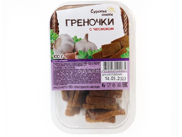 Сурские гренки с Чесноком (100 гр) в Лыткарино