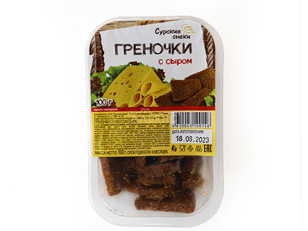 Сурские гренки со вкусом Сыра (100 гр) в Лыткарино