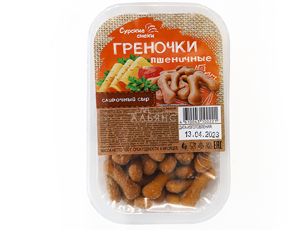 Сурские (ПШЕНИЧНЫЕ) Сливочный сыр (100 гр) в Лыткарино