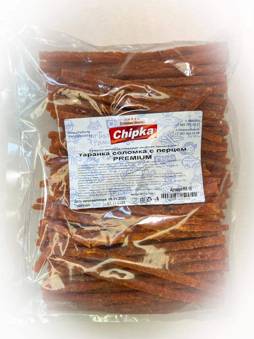 Таранка с перцем (соломка) (Chipka ПРЕМИУМ) в Лыткарино