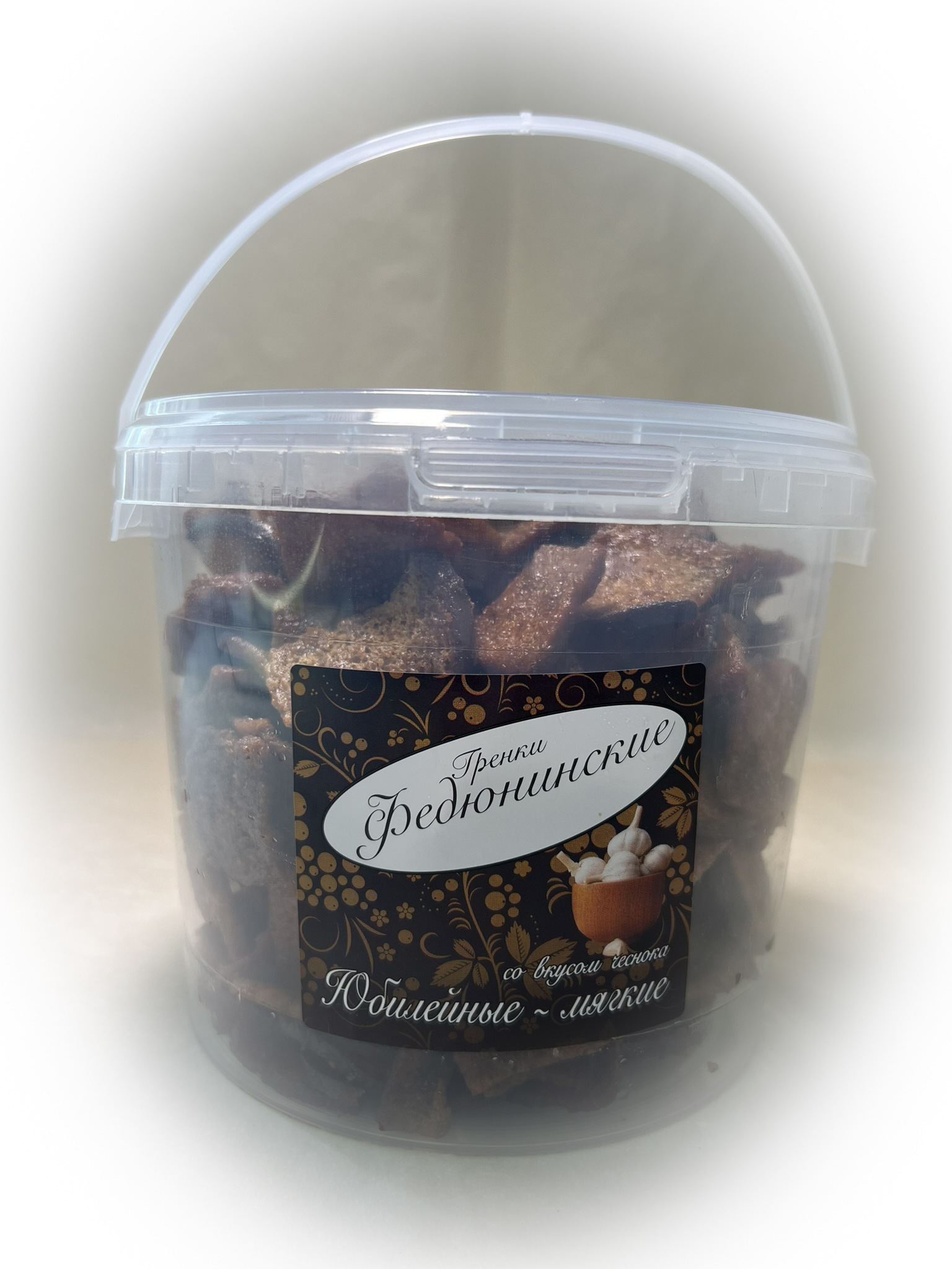 Гренки "ФЕДЮНИНСКИЕ" "Чеснок" (ведро 900 гр.) в Лыткарино
