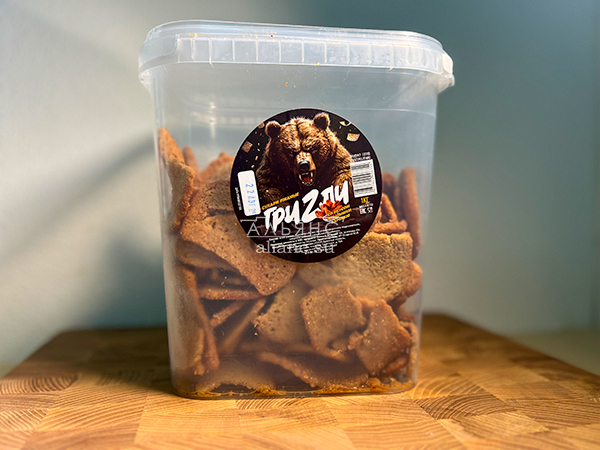 Ведро Ржаные гренки со вкусом Крылышки Барбекю (1 кг) в Лыткарино