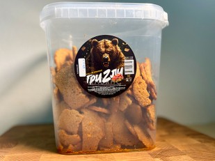 Чипсы из лаваша: Ведро Ржаные гренки со вкусом Салями (1 кг)