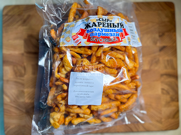 Жареный сыр "ВКУСНЯШКА" со вкусом пармезан (500 гр) в Лыткарино