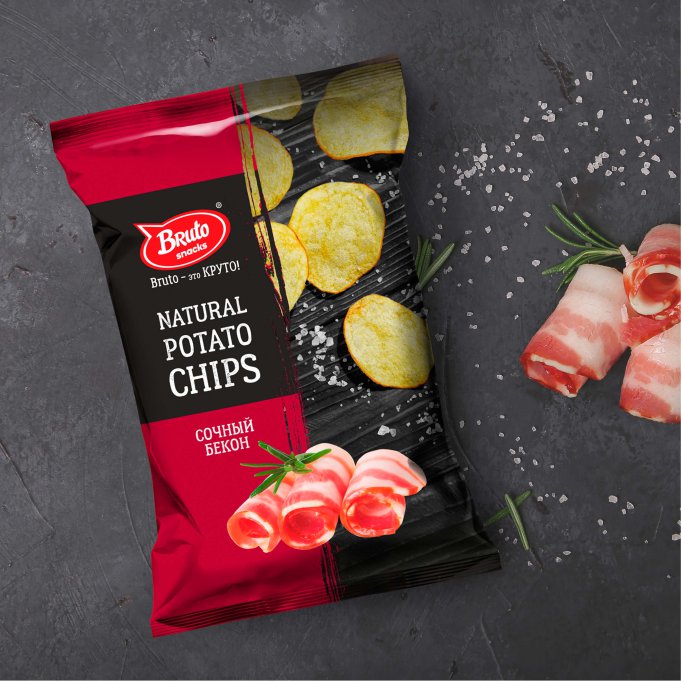 Картофель «Бруто» со вкусом бекона 130 гр. в Лыткарино