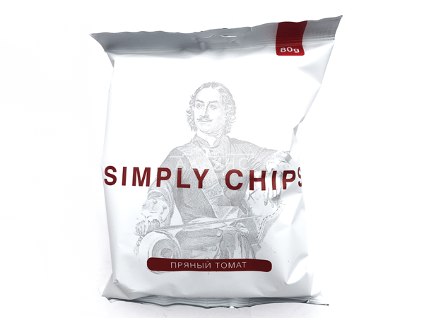 Картофельные чипсы "Simple chips" Пряный томат 80 гр. в Лыткарино