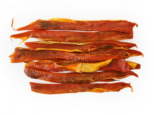 Рыбец вяленый: Горбуша теша (брюшки) холодного копчения